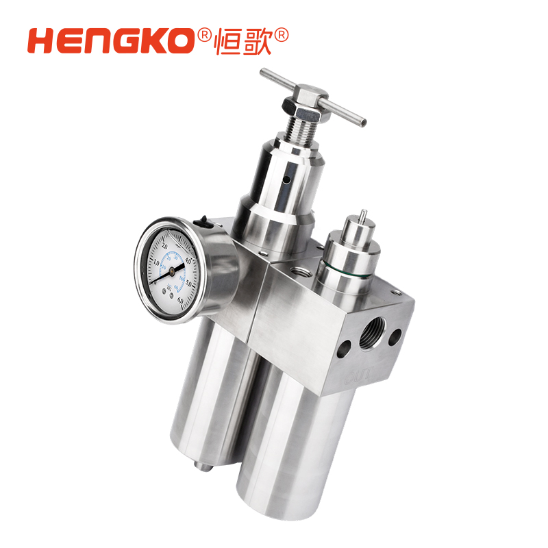 不銹鋼氣源處理器三聯(lián)件在超高純電子特氣系統(tǒng)的應用！