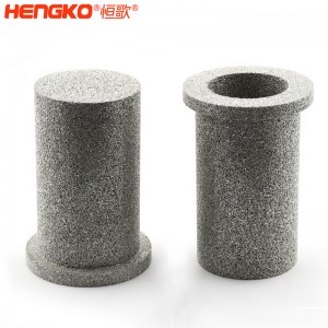 不銹鋼除塵濾筒_金屬粉末燒結(jié)濾芯_多孔燒結(jié)金屬濾杯